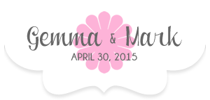 Gemma & Mark – April 30th 2015 – The Blackadders